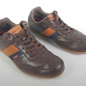 Levi's Men Comfort Synthetic Leather Sneakers Size 11 Brown